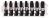 Pakovanje Impact Control nastavaka za odvrtače, 8-delno, 1xT15;2xT20;2xT25;2xT30;1xT40 Bosch 2608522322
