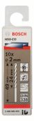 Bosch 2608585874 Burgije za metal HSS-Co, DIN338, 10/1