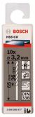 Bosch 2608585877 Burgije za metal HSS-Co, DIN338