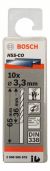 Bosch 2608585878 Burgije za metal HSS-Co, DIN338