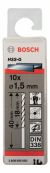 Bosch 2608595050 Burgije za metal HSS-G, DIN 338