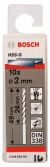 Bosch 2608595051 Burgije za metal HSS-G, DIN 338