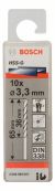 Bosch 2608595057 Burgije za metal HSS-G, DIN 338, 3.3x36x65mm, 10/1
