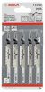 List ubodne testere T 101 B Bosch 2608630030, Clean za Drvo, 5 komada