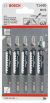 List ubodne testere T 144 D Bosch 2608630040, Speed za Drvo, 5 komada