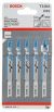 List ubodne testere T 118 A Bosch 2608631013, Basic za Metal, 5 komada