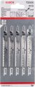 List ubodne testere T 234 X Bosch 2608633528, Progressor za Drvo, 5 komada