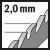 List ubodne testere T 321 BF Bosch 2608636706, Speed za Metal
