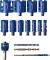 Bosch komplet EXPERT Construction Material testera za otvore od 20/22/25/32/35/40/44/51/60/68/76 mm, 15-delni, 2608900489