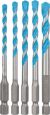 Bosch komplet EXPERT HEX-9 MultiConstruction burgija od 4/5/6/6/8 mm, 5-delni, 2608900585