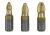 Bosch Set bitova Titanium 25 mm, 3 kom, 2609255965
