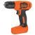 Black&Decker BDCD8 Aku bušilica/šrafilica, 1.5Ah