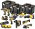 DeWALT DCK1012P4T akumulatorski set mašina, 18V XR, 10 delova, TSTAK koferi