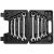 Gedore set vilasto-okastih brzih ključeva 8-19mm + set adaptera 12-delni R07203012, 3300059