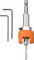 KWB 49512034 HSS M2 podesivi upuštač za drvo, 4 mm