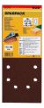 KWB 49818788 Set brusnih papira 115x280 GR40-180, 30/1 | drvo-metal, alu-oksid