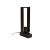 Drvena stona lampa pravougaona 1xE27 crna