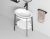 Lavabo Copen sa postoljem i policom 700x500x825 i otvorom za slavinu matt white
