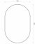Ogledalo Minotti 500x760 sa aluminijumskim ramom i LED svetlom H-3176L LED
