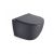 Konzolna šolja PERLA compact dark grey rimless sa duroplast soft close wc daskom