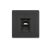 Priključnica USB/USB PRESTIGE Keystone, crna soft Aling-Conel