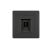 Priključnica HDMI/HDMI PRESTIGE Keystone, crna soft Aling-Conel