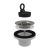 Pileta za umivaonik 5/4" sa nerđajućom mrežicom DN63 A31 Alca Plast