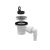 Pileta za sudoperu 6/4" sa nerđajućom mrežicom DN 63 i priključkom A31P Alca Plast