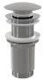 Pileta za umivaonik CLICK/CLACK 5/4" metalni bez preliva A395, veliki čep Alca Plast