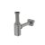 Sifon za umivaonik DN32 DESIGN metalni A401, pravougaoni Alca Plast