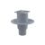 Podni slivnik 105×105/50/75 mm vertikalni APV201, nerđajuća rešetka Alca Plast