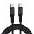 USB-C kabl 100W 5A 480Mbps 1.5 m sivi, Xwave