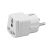 Univerzalni putni adapter 10A 250V beli, Commel