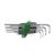 Torx L-ključevi garnitura 13 kom T5–T45 kratak krak, ProStar držač 39104 Wiha