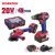 Set akumulatorskog alata, 20V – WORKPRO WP398003