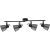 Plafonska spot lampa Maya 4xE14 crna