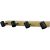 Plafonska spot lampa Madeline 4xE27 drvo crna