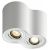 Plafonska dupla spot lampa valjak GU10 125mm bela