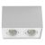 Plafonska lampa kocka dupla GU10 125 mm bela IP20