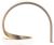 LED stona lampa Snail 10W 4000K zlatna