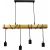 Viseća lampa Madeline 4xE27 drvo crna