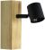 Zidna spot lampa Madeline 1xE27 drvo crna