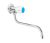 Zidni ventil 3/8 gornji deo - donji izliv S 200-12 Klasik Fumme AF501200 Rosan