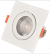 LED ugradna kvadratna spot lampa 7W 3000K bela