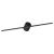 LED zidna lampa 15W IP44 4000K crna Avantgarde