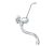 Zidni ventil 1/2 gornji deo - donji izliv 18mm - piccolo Medical AM52S140 Rosan