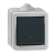 Sklopka jednopolna sa indikacijom za na zid IP55 10AX 250V~ - metalna Aling-Conel