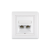 Priključnica komunikacijska PRESTIGE 2xRJ45 Cat 5e UTP Aling-Conel