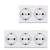 Mode sklop dve dvopolne priključnice 16A 250V~ premošteno 2x2M Aling-Conel