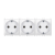 Sklop 3 priklj. dvop. nerastavne EXP 3x2M - premošteno